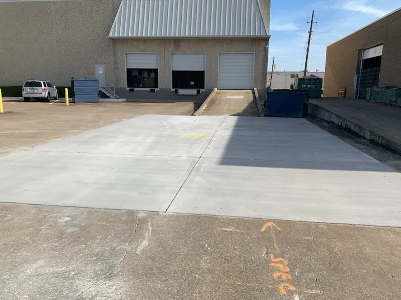 Concrete Dumpster Pads